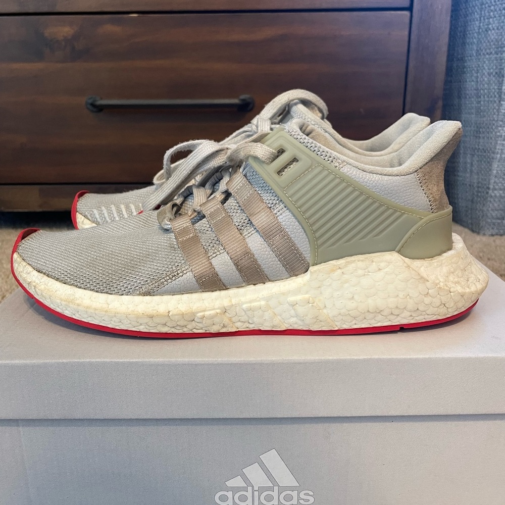Adidas EQT Support 93/17 Red Carpet Pack Grey Size 10.5